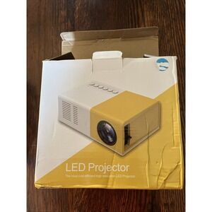 Mini LED Projector Pro Portable 1080p HDMI USB Home Theater Cinema Display Blue